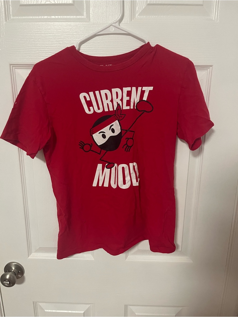 The Children's Place Red 'Current Mood' Graphic Tee